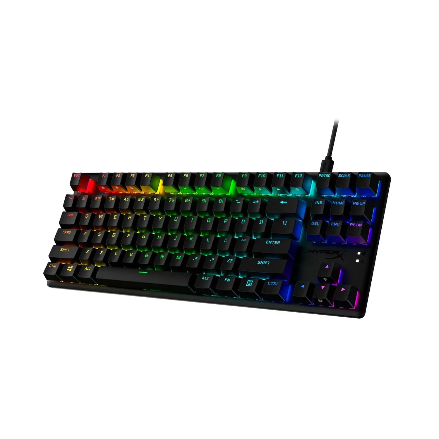 HyperX Alloy Origins Core PBT HX Red Mechanical Gaming Keyboard - Black - Image 4