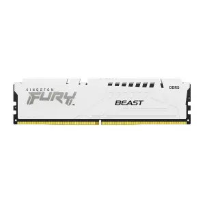 Kingston Fury Beast 16GB 1x16GB 6000MHz DDR5 RAM with Intel XMP White