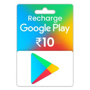 Google play gift card recharge code Rs 10