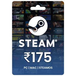 Steam Gift Card ₹175 Instant Delivery India