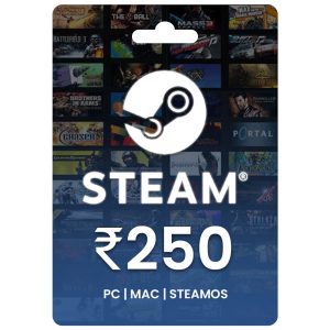 Steam Gift Card ₹250 Instant Delivery India