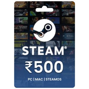 Steam Gift Card ₹500 Instant Delivery India
