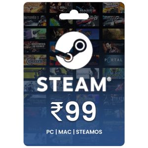 Steam Gift Card ₹99 Instant Delivery India