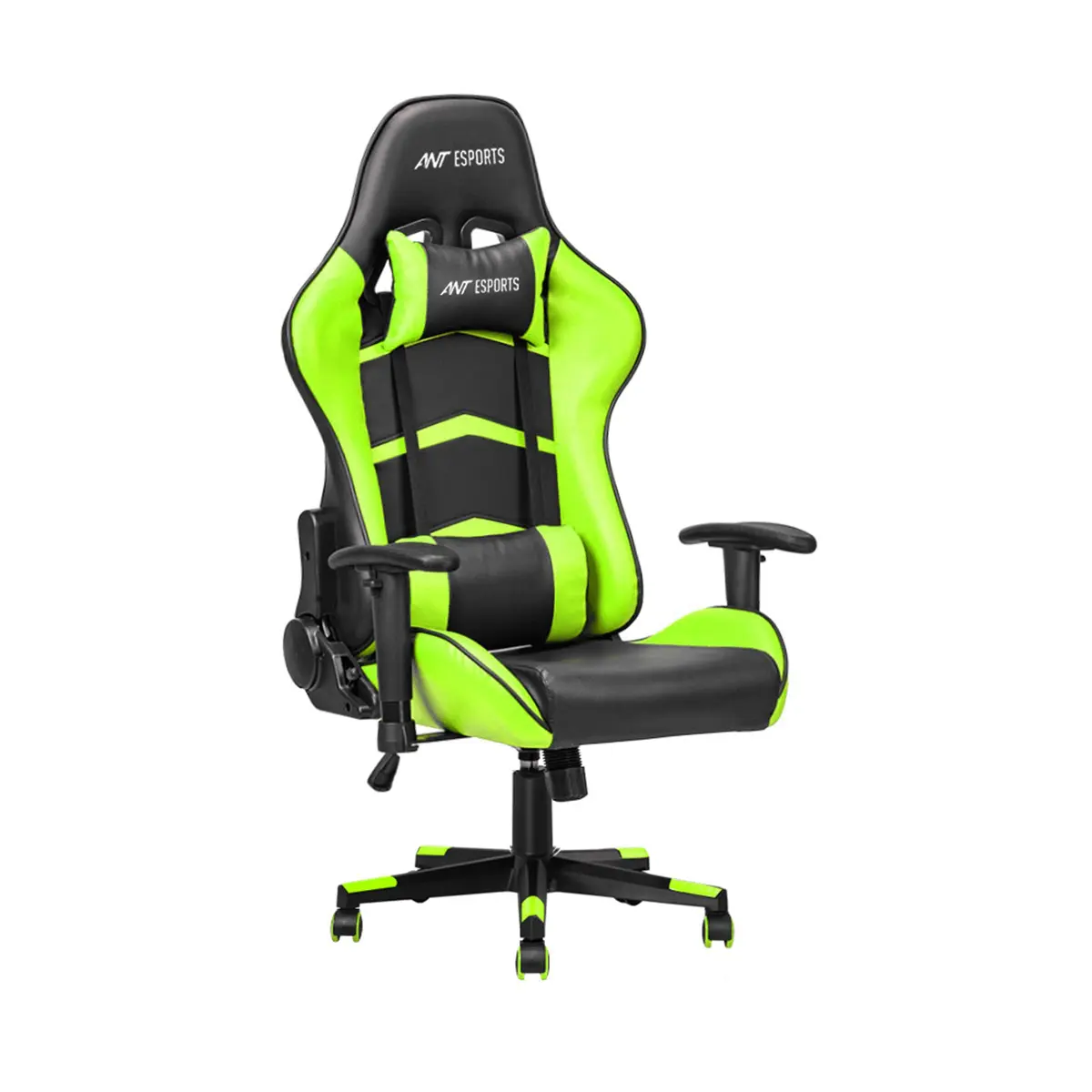 Ant Esports Ergonomic 9077 Gaming Chair - Black & Green-2