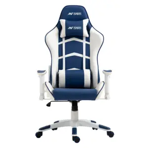 Ant Esports Ergonomic 9077 Gaming Chair - White & Blue-1