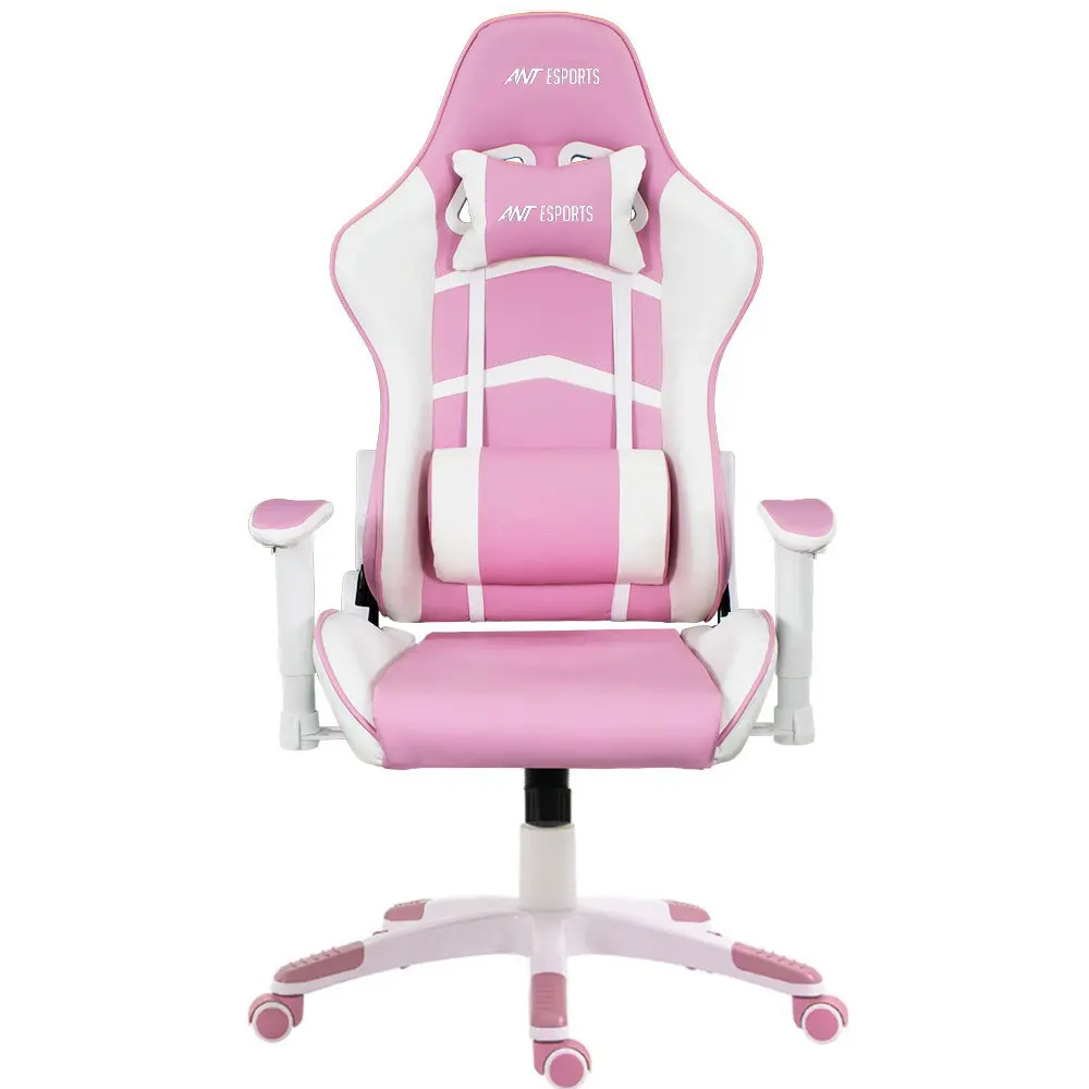 Ant Esports Ergonomic 9077 Gaming Chair – White & Pink
