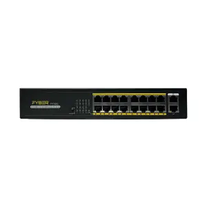 Fyber FYR-162GE 16+2 10100 Mbps PoE Switch-1