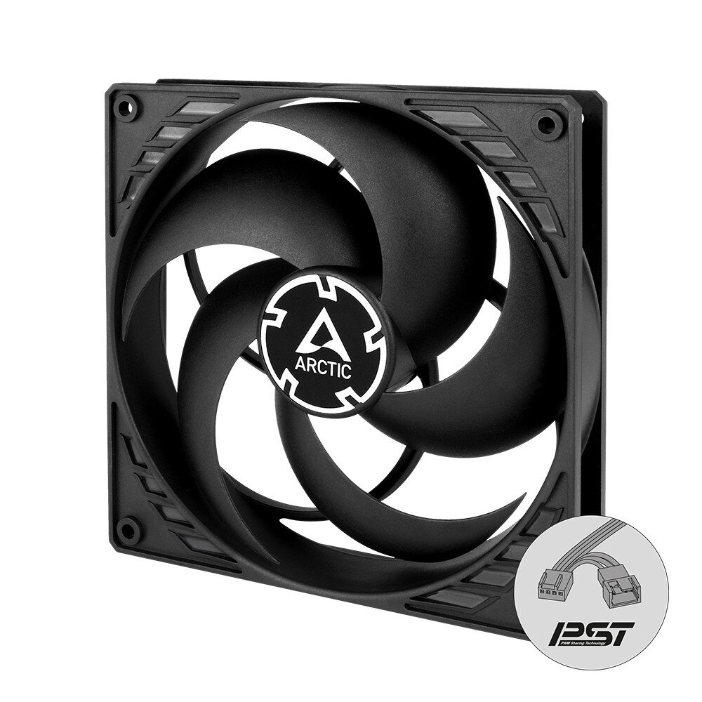 Arctic P14 PWM PST 140mm High Speed Fan – Black – Single Pack