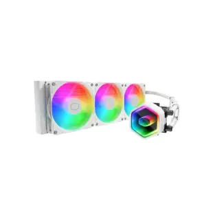 Cooler Master MasterLiquid 360 Core II ARGB Liquid Cooler - White-1