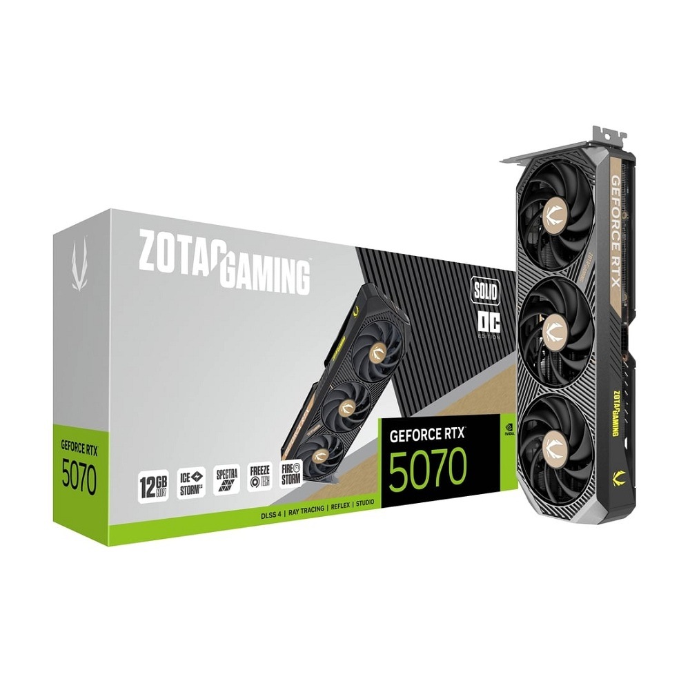 Zotac Gaming GeForce RTX 5070 Solid OC 12GB GDDR7 Graphics Card