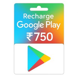 Google Play Gift Card Voucher Rs 750 - Instant Delivery