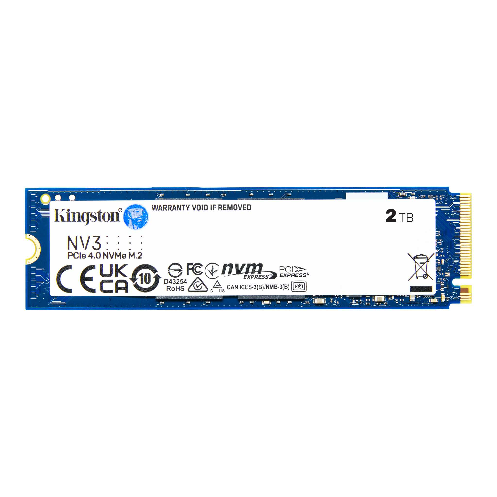 Kingston NV3 PCIe 4.0 2TB NVMe M.2 2280 SSD
