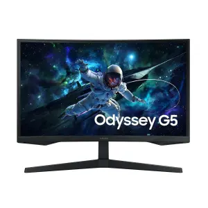 Sumsung Odyssey G5 27 Inch QHD LCD Curved Gaming Monitor | LS27CG550EWXXL-1