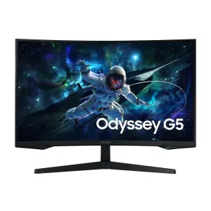 Sumsung Odyssey G5 32 Inch QHD LCD Curved Gaming Monitor-LS32CG550EWXXL-1