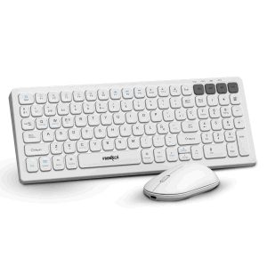 Frontech FT-1602A Wireless Keyboard Mouse Combo - White-1