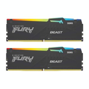 Kingston Fury Beast RGB 64GB 2x32GB 5200MHz DDR5 RAM Black
