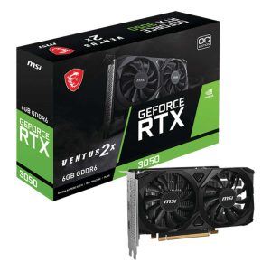 MSI NVIDIA GeForce RTX 3050 Ventus 2X E OC 6GB GDDR6 Graphics Card-1