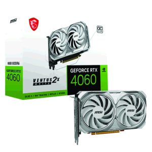 MSI NVIDIA GeForce RTX 4060 Ventus 2X White OC 8GB GDDR6 Graphics Card-1