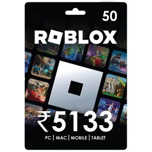 Roblox 50 Gift Card ₹5133 - Redeem Code