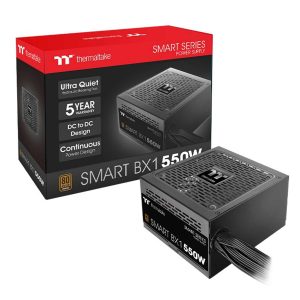 Thermaltake Smart BX1 550W 80 Plus Bronze Non-Modular SMPS Black
