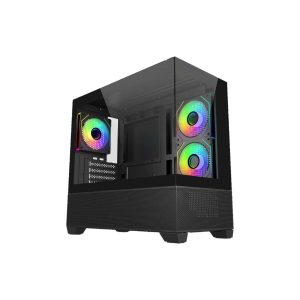 Cooler Master Elite 490 ARGB Mini Tower Gaming Cabinet - Black-1