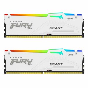 Kingston Fury Beast RGB 64GB 2x32GB 6000MHz DDR5 RAM White