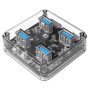 ORICO 4 Ports USB 3.0 Transparent HUB-1