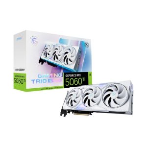 MSI NVIDIA GeForce RTX 5060 Ti Gaming Trio OC White 16GB GDDR7 Graphics Card-1