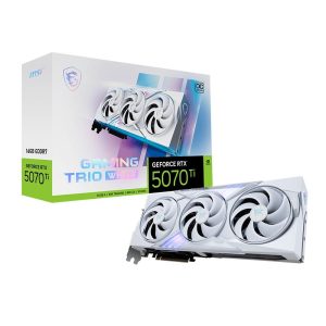 MSI NVIDIA GeForce RTX 5070 Ti Gaming Trio OC White 16GB GDDR7 Graphics Card-1