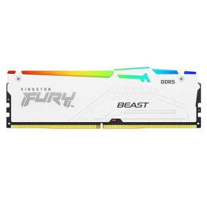 Kingston Fury Beast RGB 16GB (1x16GB) 6000MHz DDR5 CL36 RAM - White-1