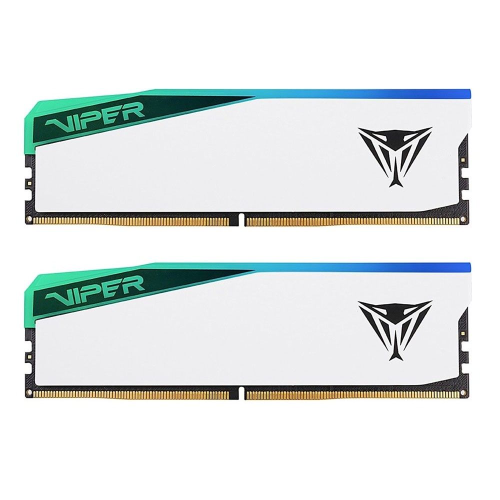 Patriot Viper Elite 5 RGB 32GB 2x16GB 6000MHz DDR5 RAM White 1 1 | Krgkart.com Patriot Viper Elite 5 RGB 32GB 2x16GB 6000MHz DDR5 RAM - White-1