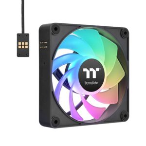 Thermaltake CT140 EX Reverse ARGB Sync 3 Pack PC Cabinet Fan - Black-1