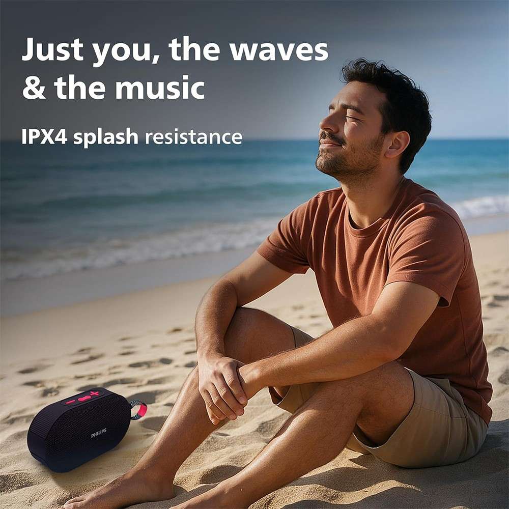 Philips TAS1400 12W Portable Bluetooth Speaker Black 7 krgkart | Krgkart.com Philips TAS1400 12W Portable Bluetooth Speaker - Black - Image 7