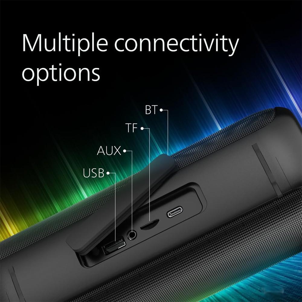Philips TAS3400 40W Portable Bluetooth Speaker Black 6 krgkart | Krgkart.com Philips TAS3400 40W Portable Bluetooth Speaker - Black - Image 6