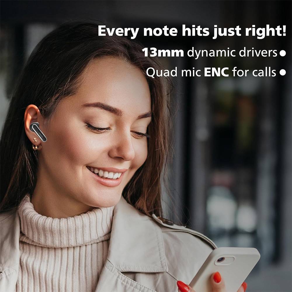 Philips TAT1150 Wireless Earbuds Black 6 krgkart | Krgkart.com Philips TAT1150 Wireless Earbuds - Black - Image 6