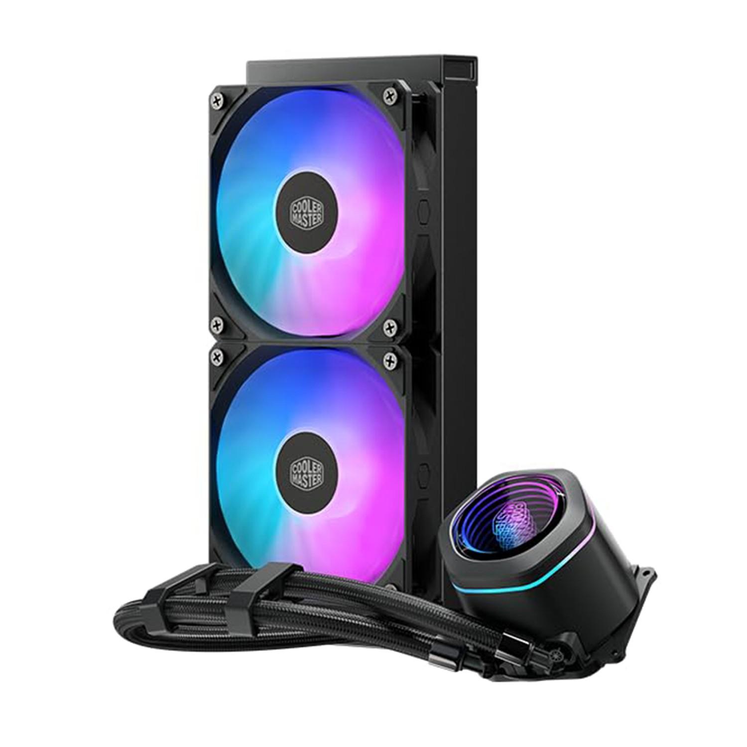 Cooler Master MasterLiquid Core Nex 240 ARGB Liquid Cooler Black 2 | Krgkart.com Cooler Master MasterLiquid Core Nex 240 ARGB Liquid Cooler - Black-2