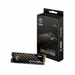 MSI Spatium M450 PCIe 4.0 NVMe M.2 V1 500GB Internal SSD-1