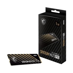 MSI Spatium M470 PRO PCIe 4.0 NVMe M.2 1TB Internal SSD-1