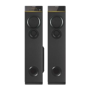 Philips SPA9080B 80W Multimedia Tower Speakers with Wireless Mic-1