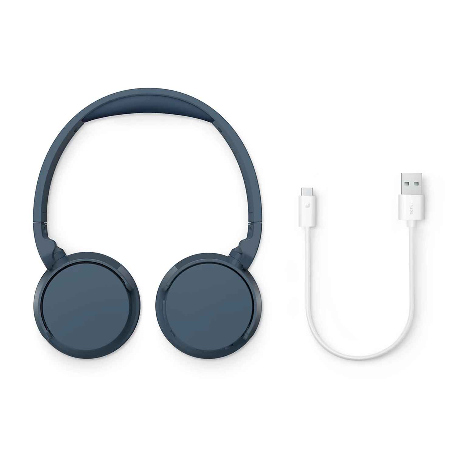 Philips TAH4209BL On Ear Wireless Headphone With Mic Blue 6 | Krgkart.com Philips TAH4209BL On Ear Wireless Headphone With Mic - Blue-6