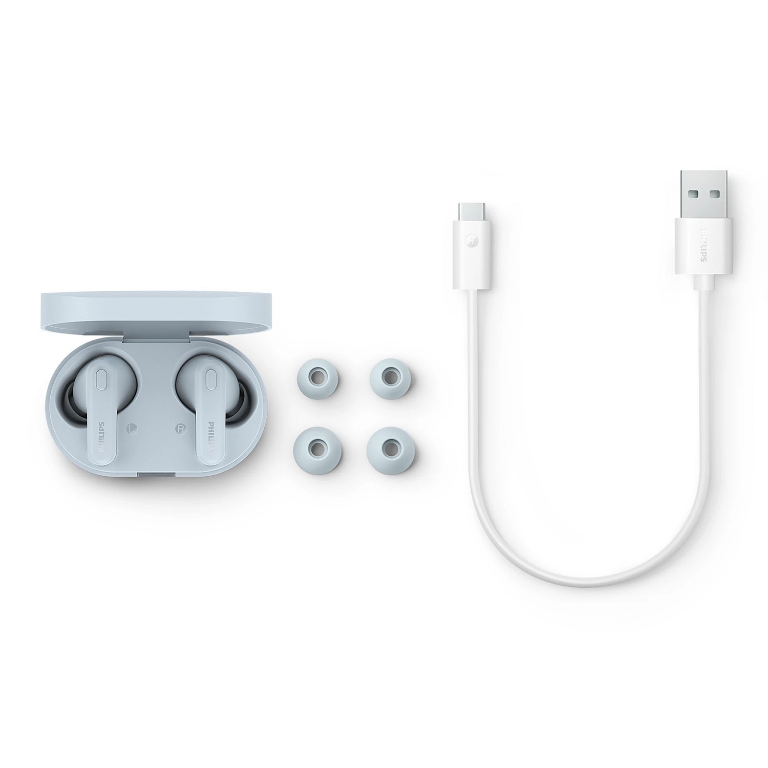 Philips TAT1108BL Wireless Earbuds Blue 5 | Krgkart.com Philips TAT1108BL Wireless Earbuds - Blue - Image 5