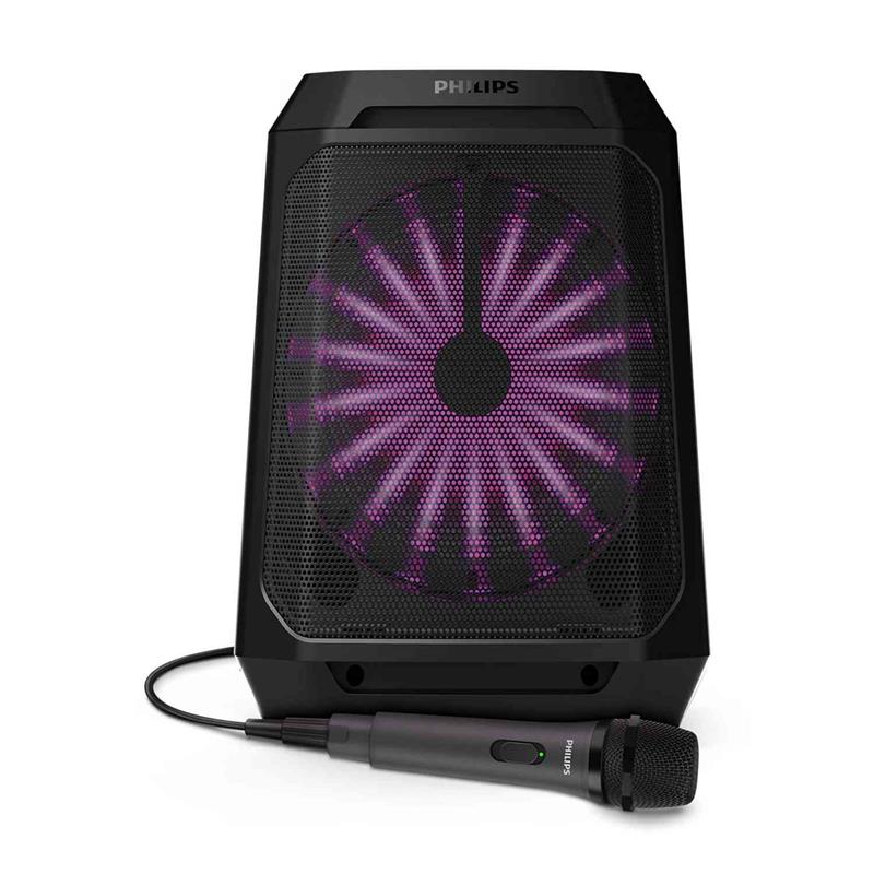 Philips TAX2208 30W Bluetooth Party Speaker with Mic Black 1 | Krgkart.com Philips TAX2208 30W Bluetooth Party Speaker with Mic - Black-1