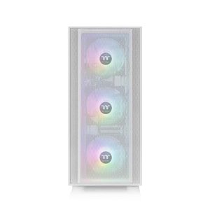 Thermaltake H570 TG ARGB Snow Mid Tower PC Cabinet - White-1