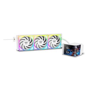 Thermaltake MAGCurve 360 Ultra ARGB Sync Snow AIO Liquid Cooler - White-1