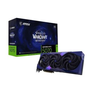 MSI NVIDIA GeForce RTX 5070 World Of Warcraft Midnight Void Edition OC 12GB GDDR7 Graphics Card-1