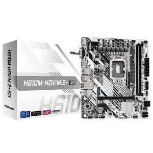 ASRock H610M-HDV-M.2+ D5 Micro ATX DDR5 Motherboard-1