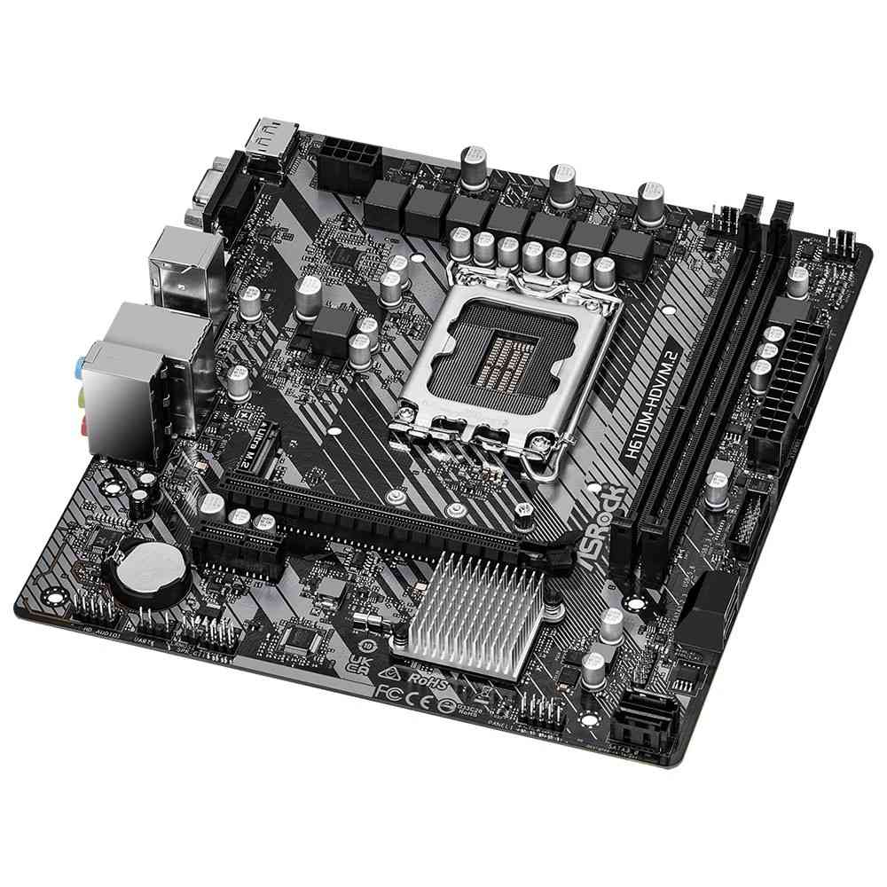 ASRock H610M HDV M.2 R2.0 Micro ATX Motherboard 4 | Krgkart.com ASRock H610M-HDV/M.2 R2.0 Micro ATX Motherboard-4