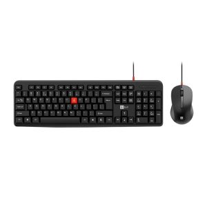 iBall Clickset 220 Wired USB Keyboard & Mouse Combo - Black-1