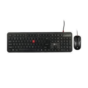 iBall Clickset 320 Wired USB Keyboard & Mouse Combo - Black-1