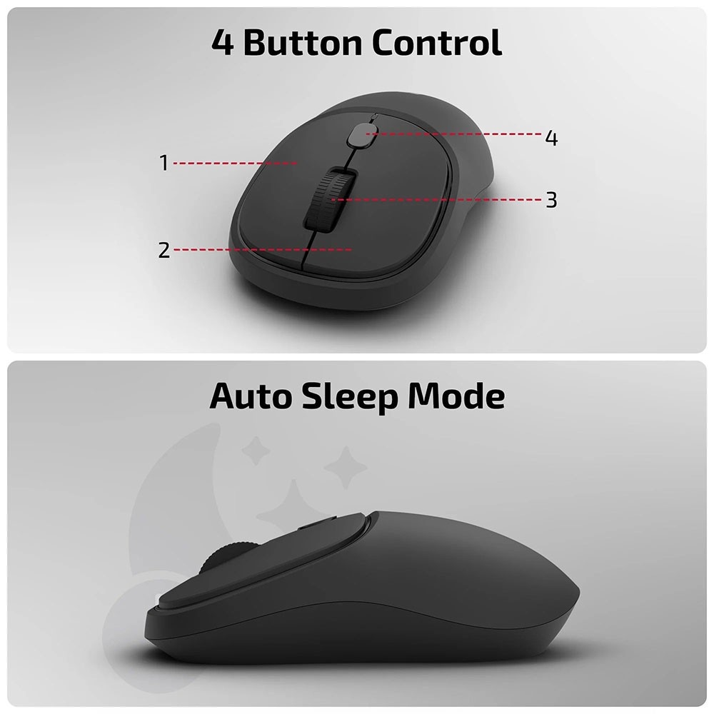 iBall GLIDR S100 Wireless Mouse Black 2 | Krgkart.com iBall GLIDR S100 Wireless Mouse - Black-2